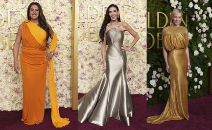 Desde Karla Sofía Gascón a Demi Moore, las actrices deslumbran en la alfombra roja de los Globos de Oro