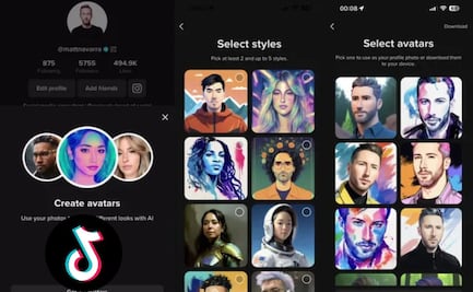 TikTok permitirá crear avatares mediante IA