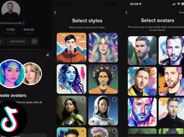 TikTok permitirá crear avatares mediante IA