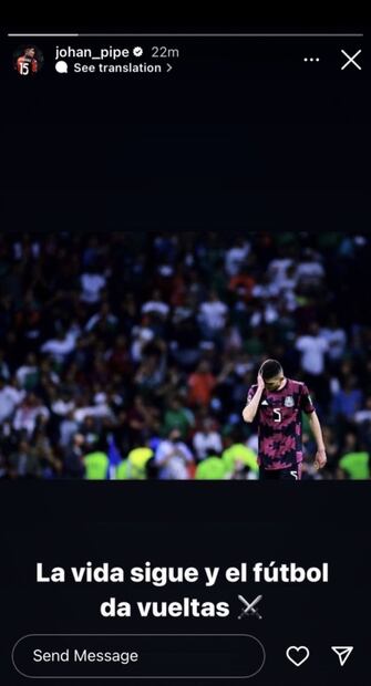 El mensaje de Johan Vásquez que preocupa a la afición mexicana