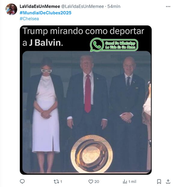 El show de medio tiempo en el 'Mundial de Clubes 2025' causó furor en redes sociales, usuarios compartieron sus reacciones y memes. Foto: Captura de pantalla 'X'