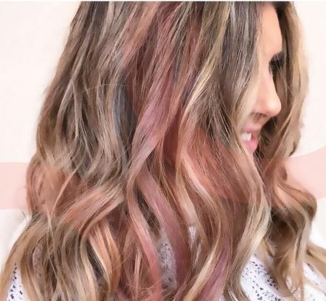 Tiñe tu pelo de coral