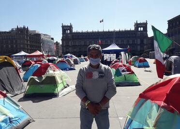 ¿Quién es el nuevo líder del plantón en el Zócalo?