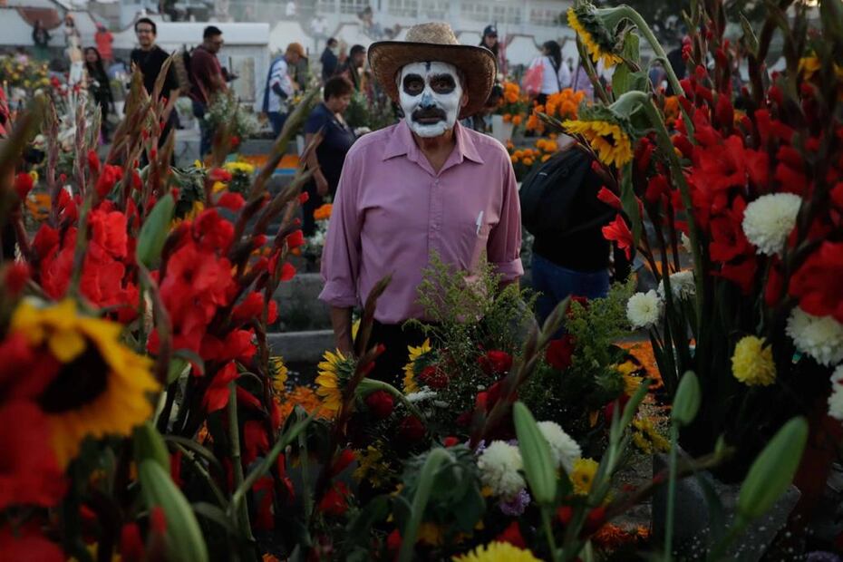 Día de Muertos en Mixquic. Foto: Diego Simón Sánchez / EL UNIVERSAL