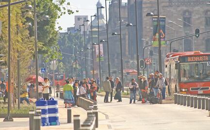 Dan más espacio a peatones en avenida Hidalgo