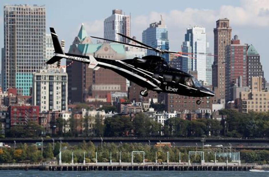 ¿Vas hacia el aeropuerto JFK? Uber ofrece un helicóptero