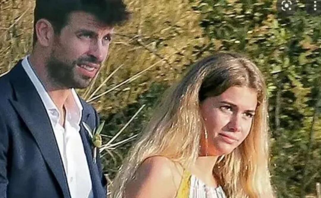 Piqué y Clara Chía Martí. Fuente: Twitter @showmundialshow