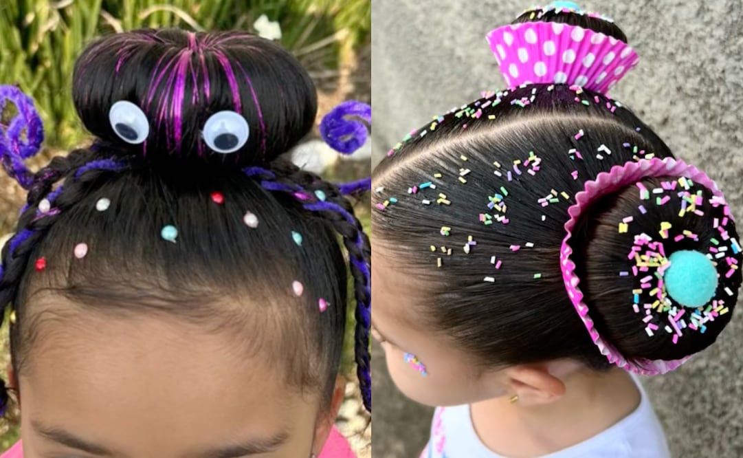Peinados locos para el Día del Niño 2025. Foto: Captura de video