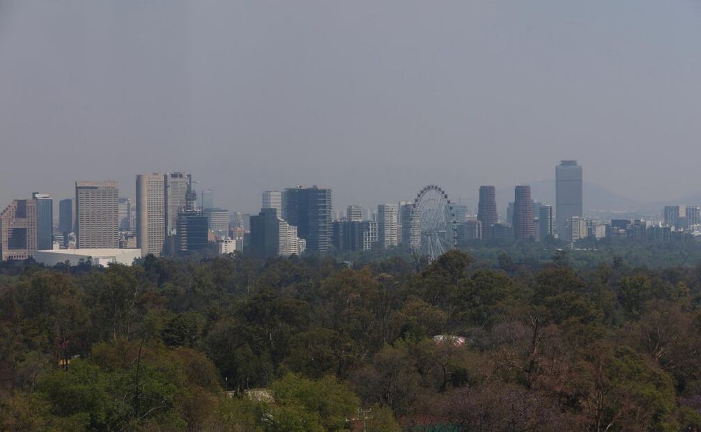Estar tarde, la CDMX continuaba con mala calidad de aire (27/02/2025). Foto: Diego Simón Sánchez / EL UNIVERSAL