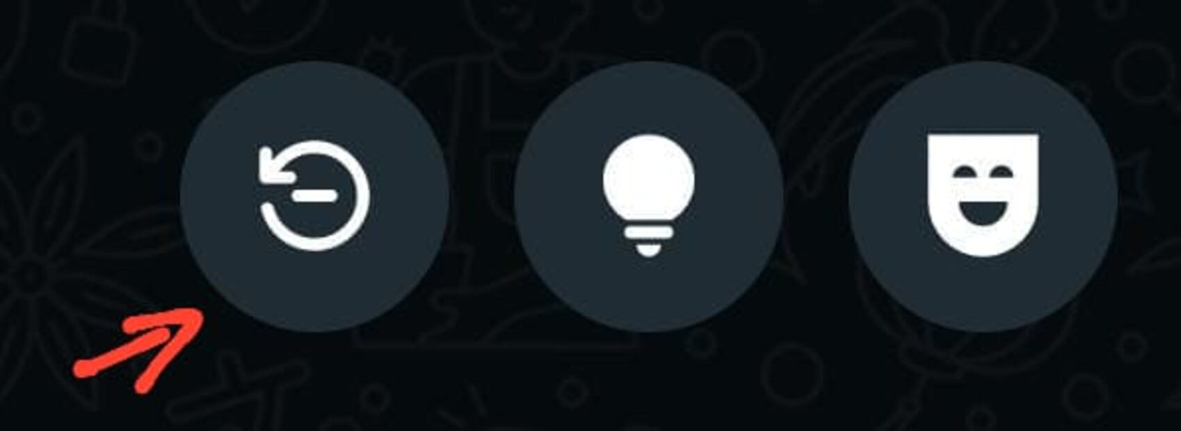 Filtros y fondos de WhatsApp. Foto: Captura de pantalla