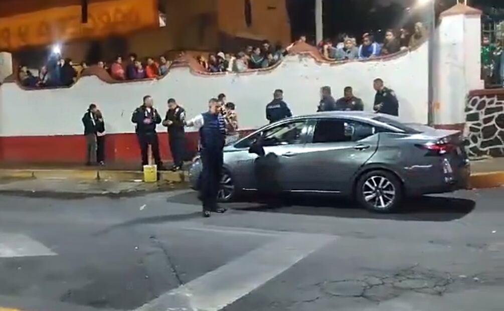 Auto en que viajaba Samantha Fonseca cuando fue asesinada. Foto: Especial