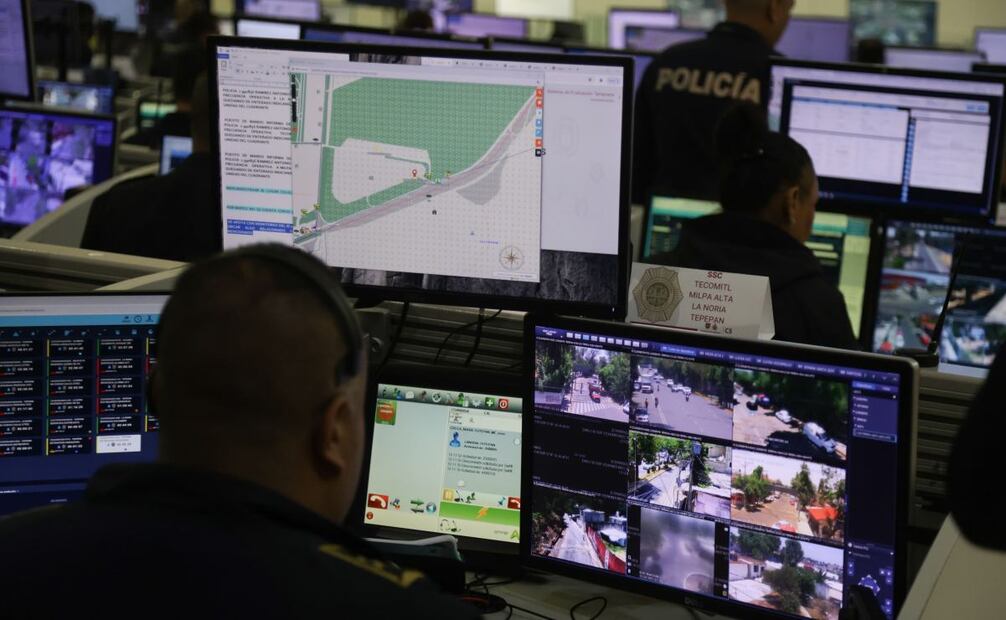 C5 al momento del simulacro (29/04/2025). Foto: Especial