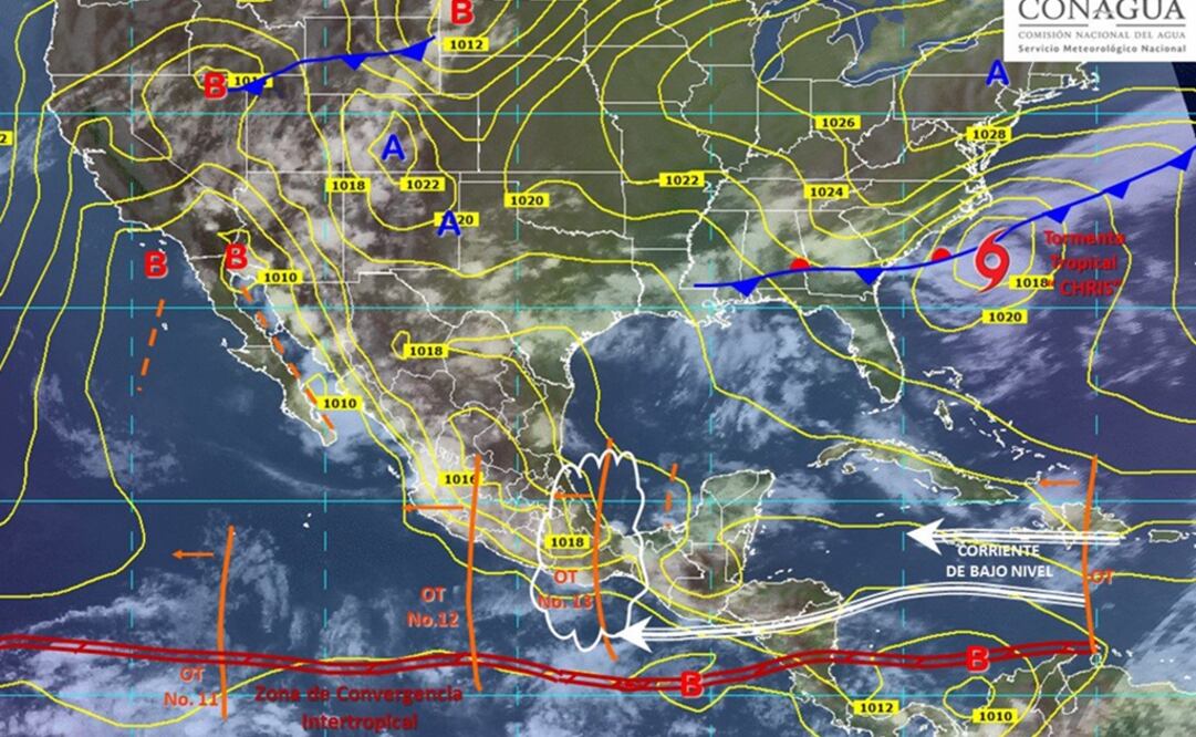 Fenómenos Meteorológicos significativos. (FOTO: SMN)