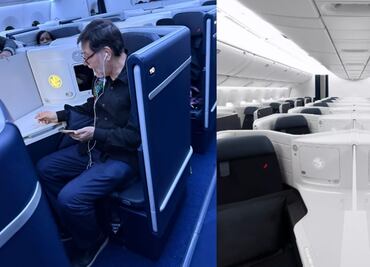 ¡Sacrebleu! exhiben a Noroña viajando a Europa; así es volar en primera clase de Air France