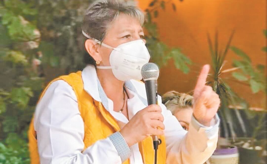 La candidata del PRD-PAN-PRI pidió el apoyo de las mujeres de la GAM para construir juntas un gobierno de igualdad y libre de violencia. Foto: ESPECIAL