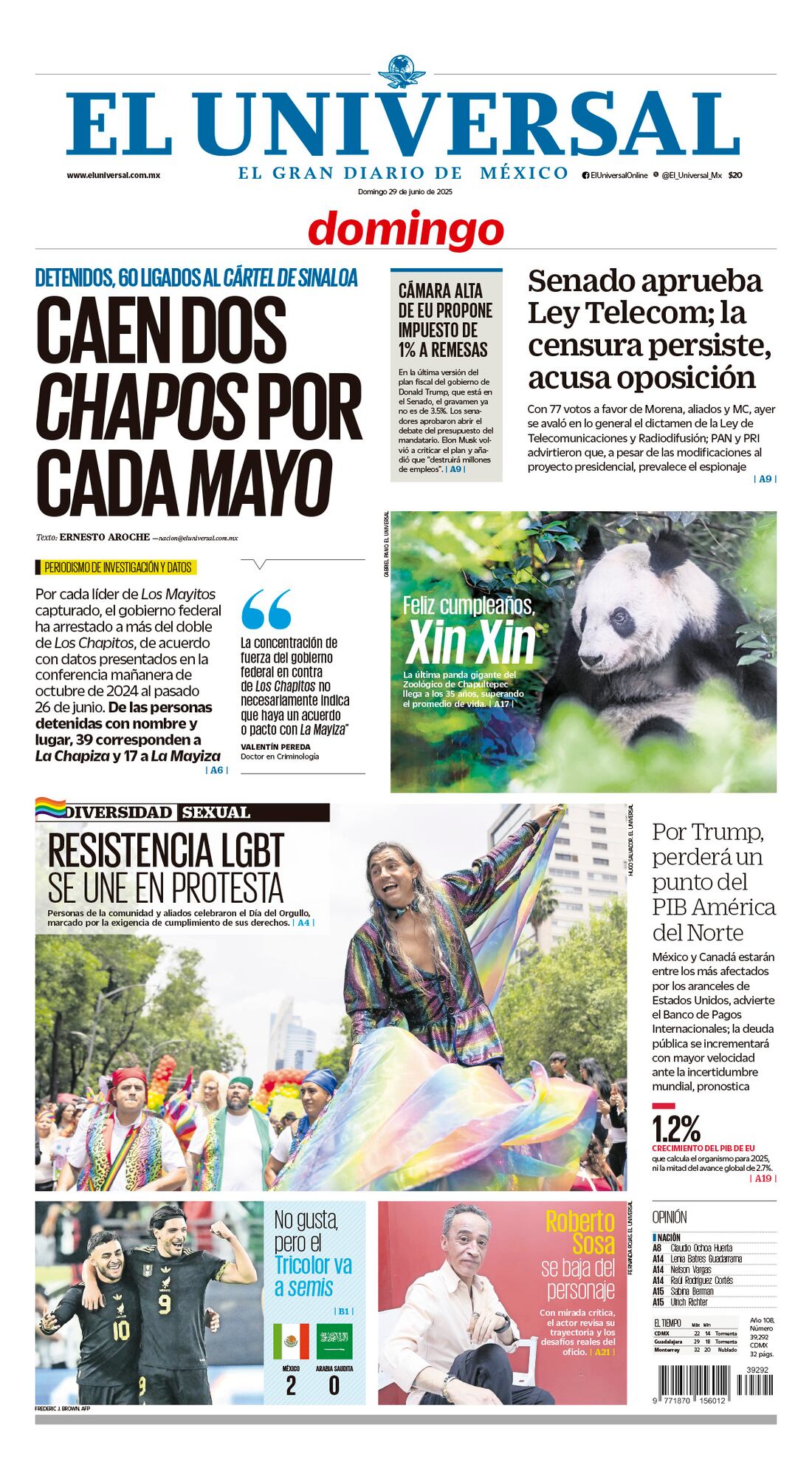 Portada impresa