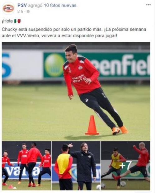 Hirving Lozano podría regresar a las canchas 