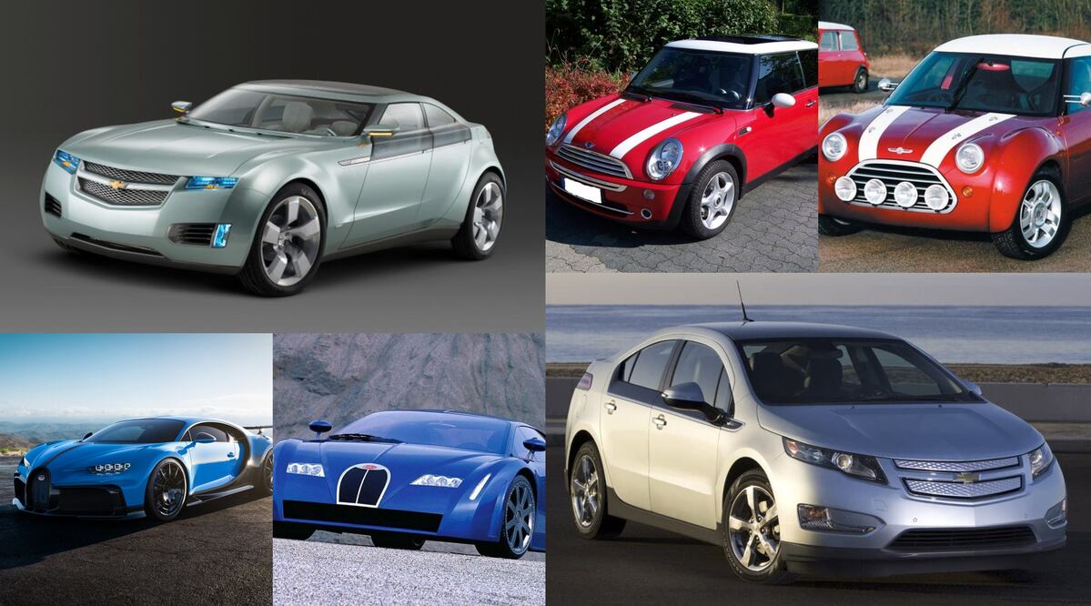 Del concepto a la realidad: 7 autos que se transformaron por completo