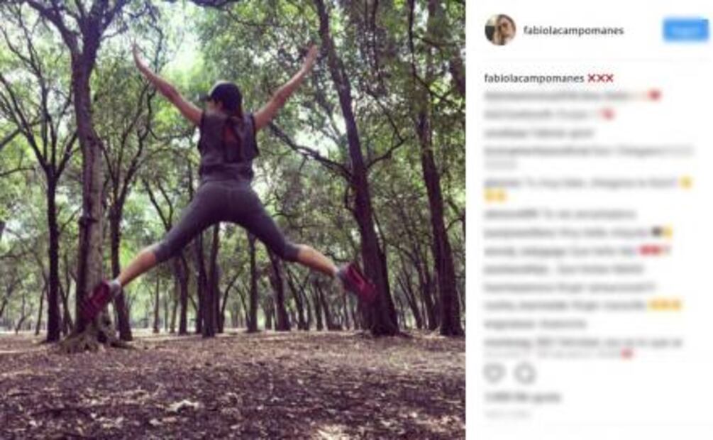 Fabiola Campomanes comparte foto "topless"