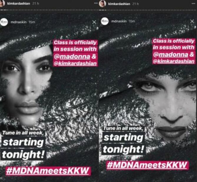 Confirmado:  Madonna colabora con Kim Kardashian para lanzar cosméticos