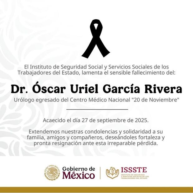 Oscar, urólogo. Foto: Especial