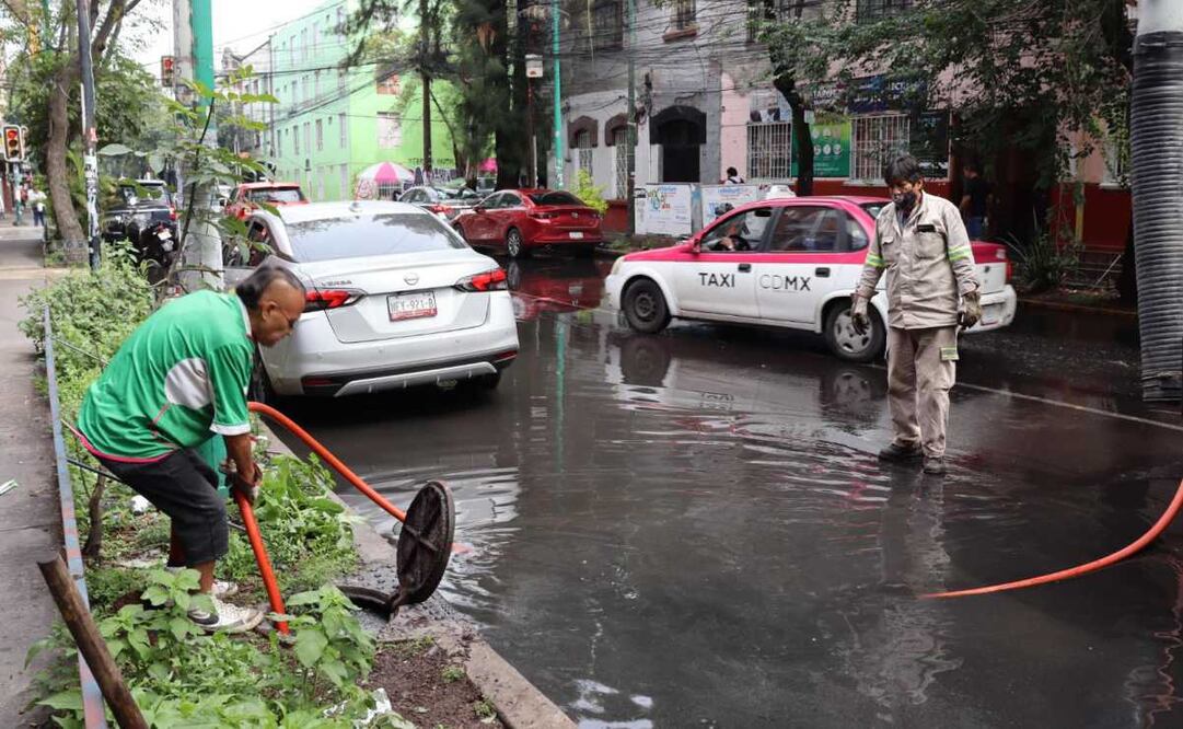 Lluvias intensas en CDMX. Foto: Especial