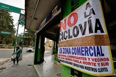 Locatarios se amparan contra ciclovía en Toluca