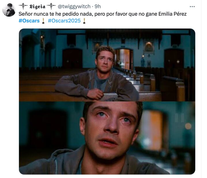 Los mejores memes que dejó la nominación de Emilia Pérez en los Oscars 2025. Foto: Captura de pantalla