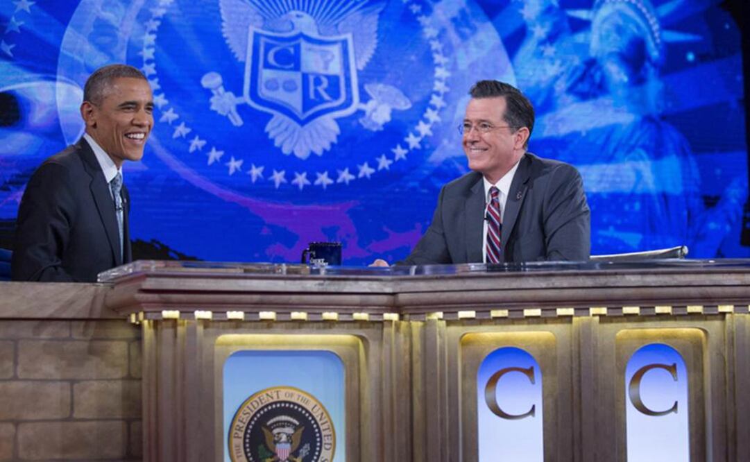 Ya había entrevistado a Obama en The Colbert Report  Foto:Archivo
