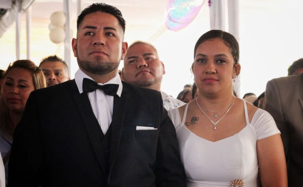 Realizan boda comunitaria en Atizapán de Zaragoza en el Estado de México. Foto: Brenda Martínez/EL UNIVERSAL