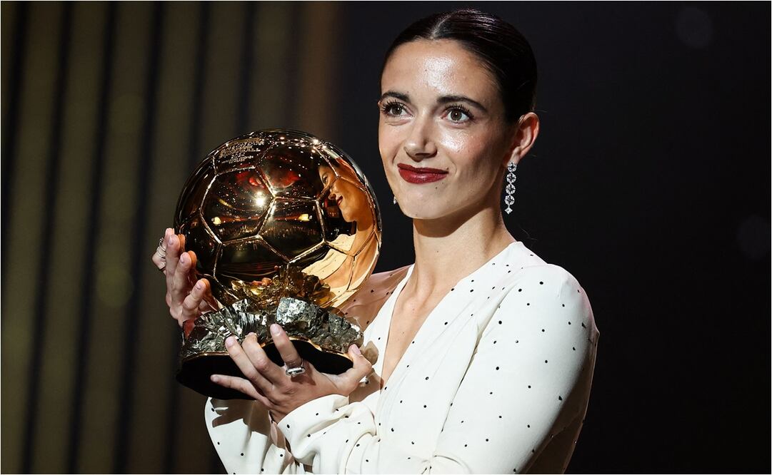 La española Aitana Bonmatí gana su segundo Balón de Oro. FOTO: AFP