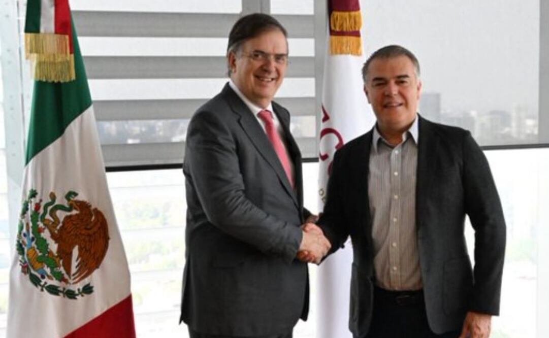 Ante inminente arancel de EU contra México, preparan plan Ebrard y empresarios. Foto: X @m_ebrard