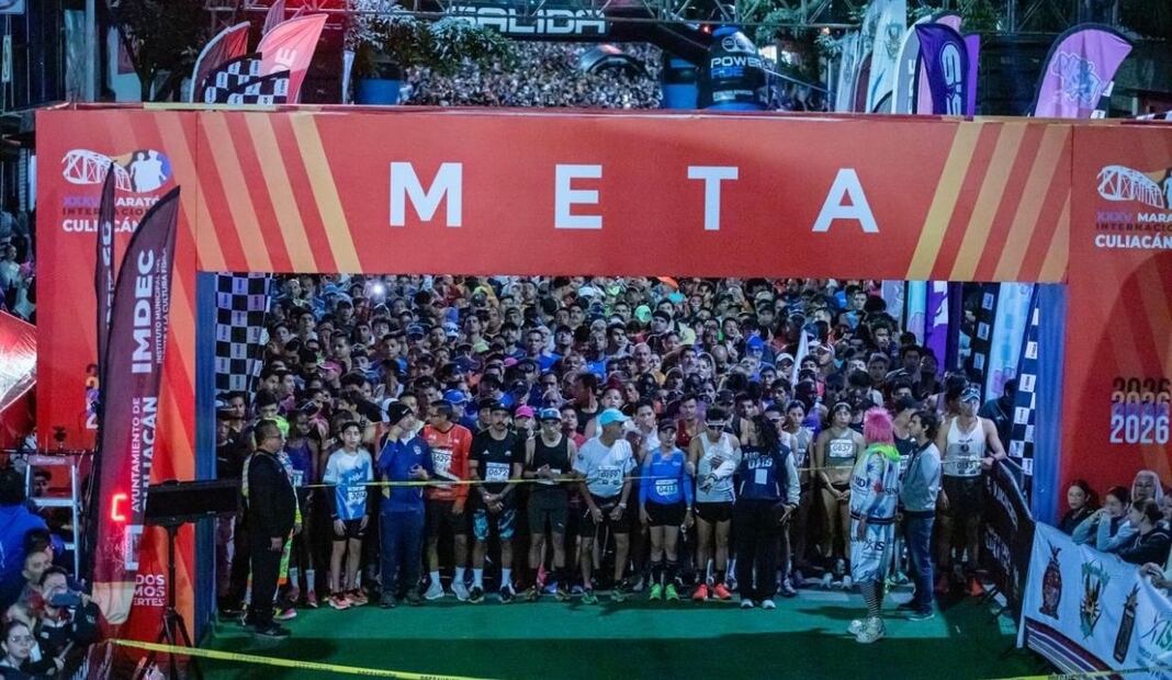Maratón Internacional de Culiacán 2026; reúne a 4 mil corredores en su edición 35. Foto: Especial