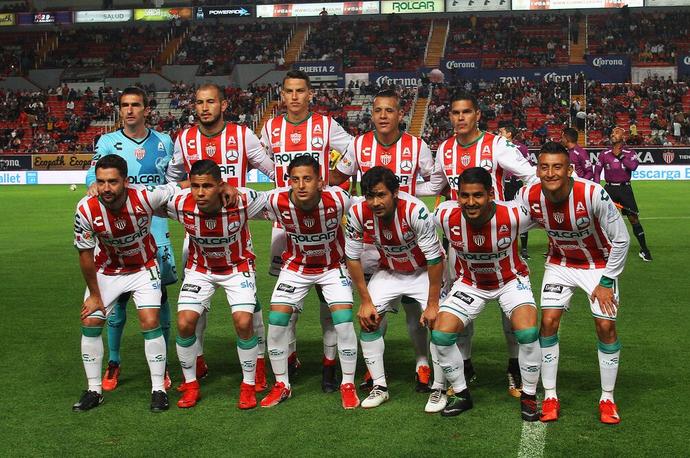 Imago7. Los jugadores del Necaxa previo a su partido