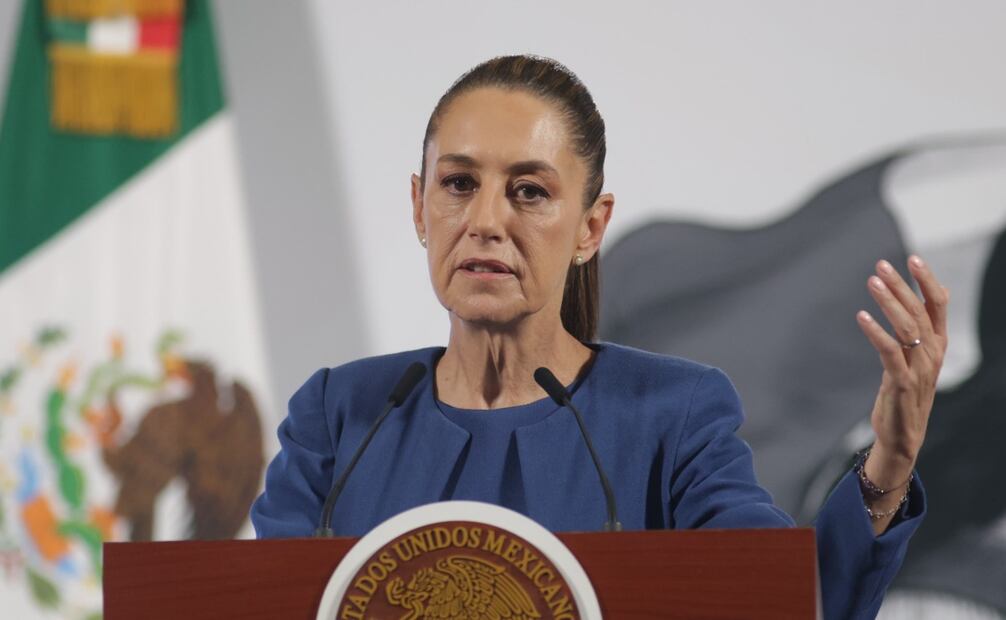 La presidenta Claudia Sheinbaum anunció que se alista la mega clase de box en todo el país, el próximo 6 de abril en todas las plazas públicas.. Foto: Carlos Mejía / EL UNIVERSAL