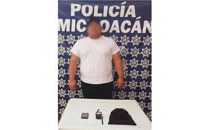 Detienen a sujeto que incitaba a quemar gasolinera en Apatzingán