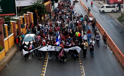 Permitirán pasar a caravana de migrantes hondureños rumbo a EU, pero con documentos