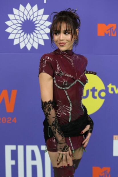 Danna fue una de las artistas más esperadas de la noche. Foto: Berenice Fregoso/ EL UNIVERSAL.