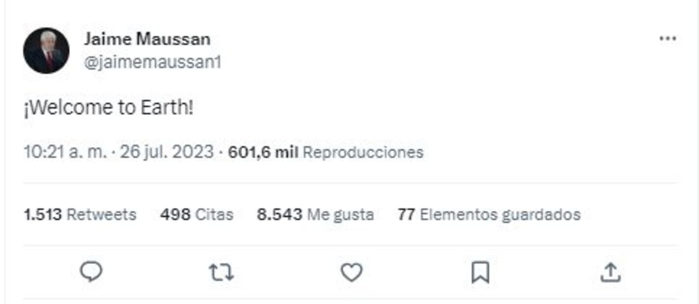 Jaime Maussan lanza tweets tras declaraciones en Congreso de Estados Unidos. / Foto: Twitter
