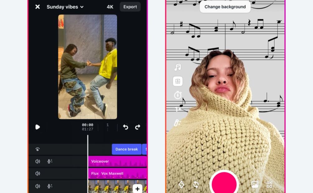 Edits, la nueva app de Meta | Imagen: especial