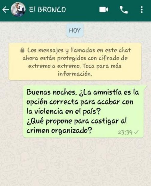 A siete horas, "El Bronco" no responde WhatsApp