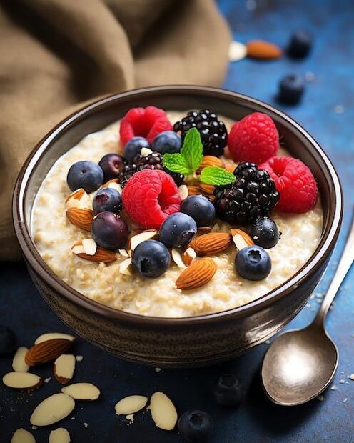 Comer avena regula los niveles de colesterol. Foto: Freepik