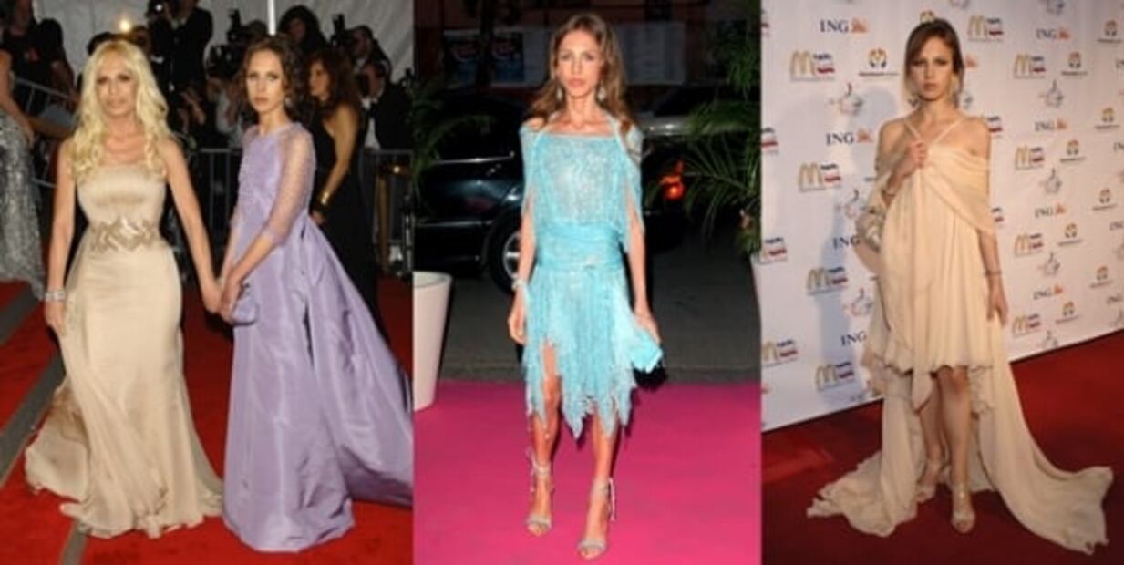 La evolución de estilo de la familia Versace