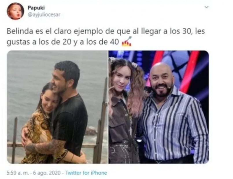 Los mejores memes de los tatuajes de Belinda y Christian Nodal