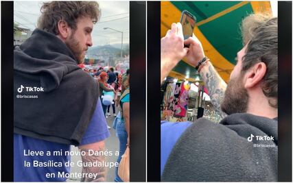 VIDEO. Extranjero se sorprende con folclor mexicano; graba el "rap" del vendedor de cobertores