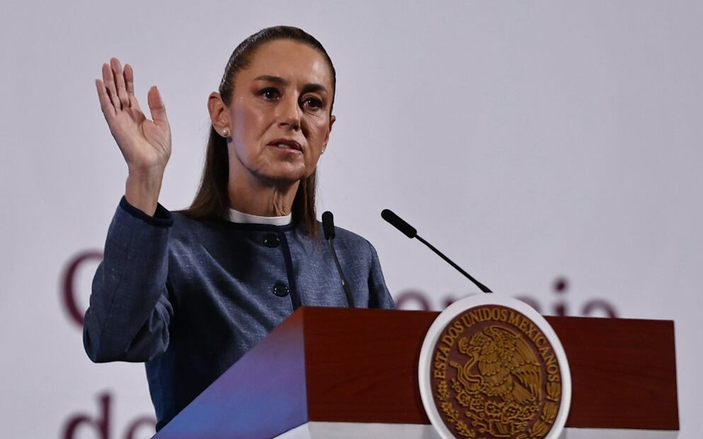 La presidenta de México, Claudia Sheinbaum Pardo, destacó que el secretario de Seguridad, Omar García Harfuch, se trasladará a Guanajuato para hablar con la gobernadora Libia Dennise García ante la incidencia delictiva de la entidad. Foto: Berenice Fregoso/EL UNIVERSAL