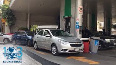 Conductores encuentran combustible en gasolinera de Polanco