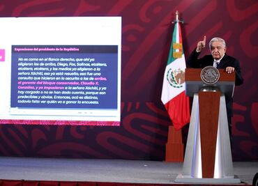 AMLO acusa que sanción por violencia política de género es porque el presidente del TEPJF fue exasesor de Calderón