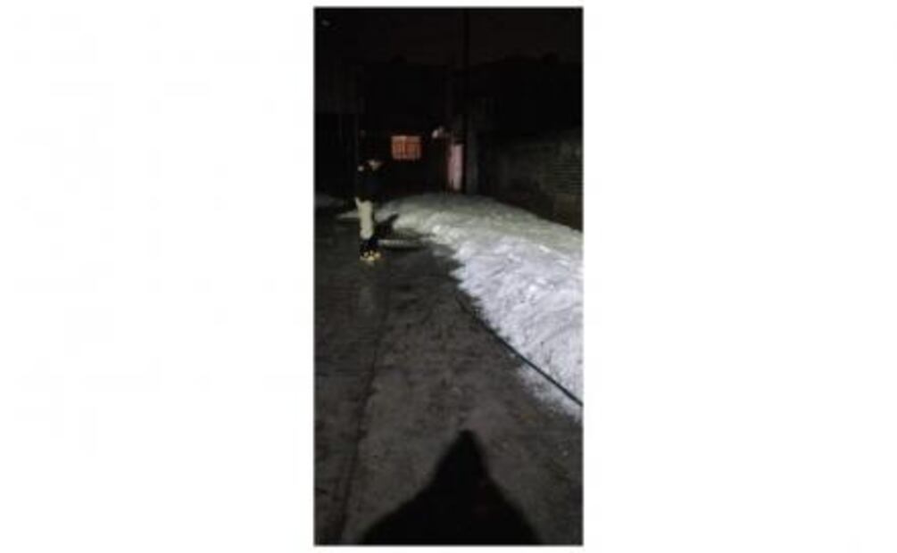 Caída de granizo provoca afectaciones en comunidades de Texcoco