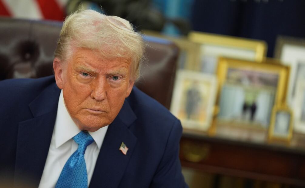 Donald Trump hace oficial los aranceles para México, China y Canadá. (01/02/25) Foto: AP